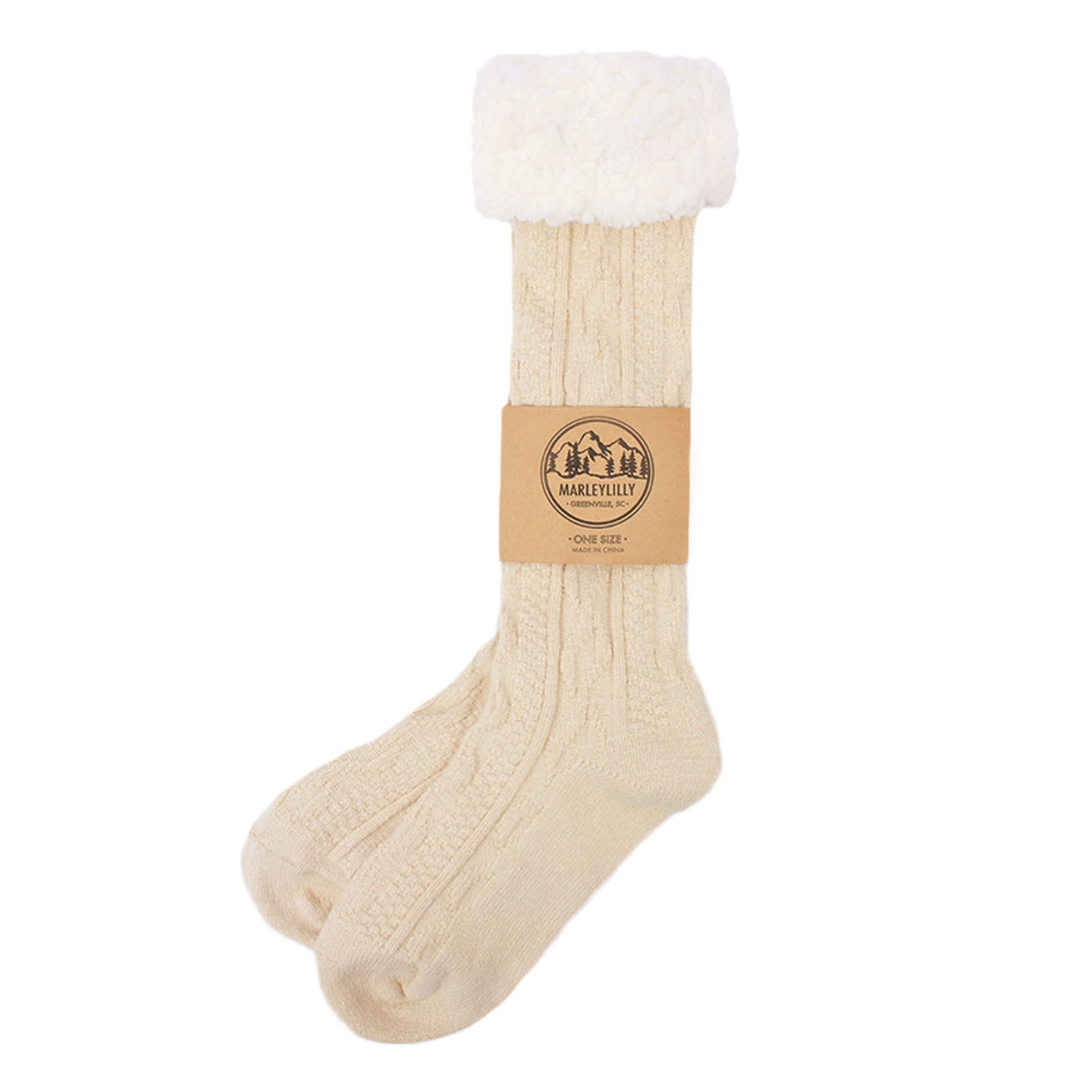 SherpaTopped Cabin Socks Free Shipping Marleylilly
