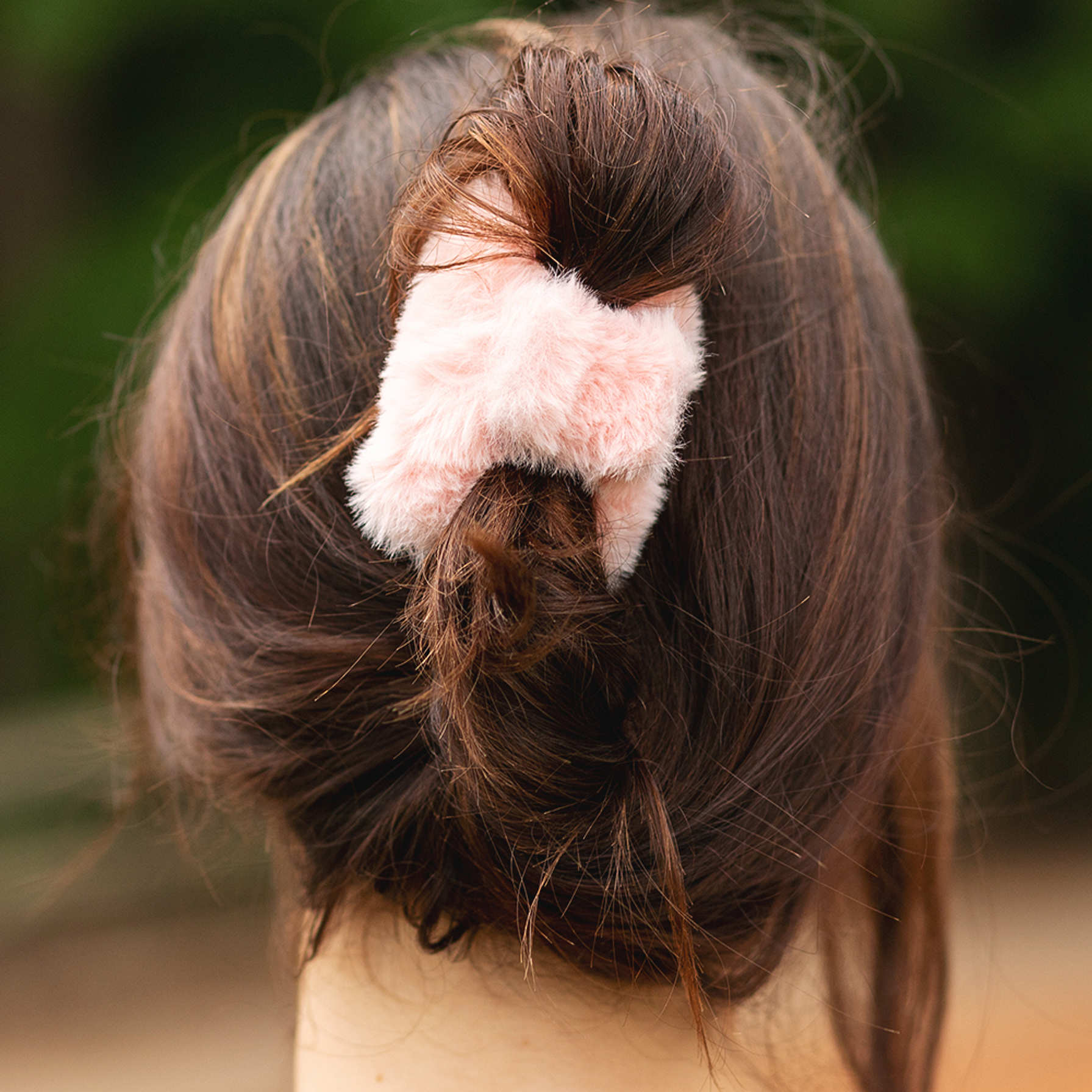 Fuzzy Hair Clips