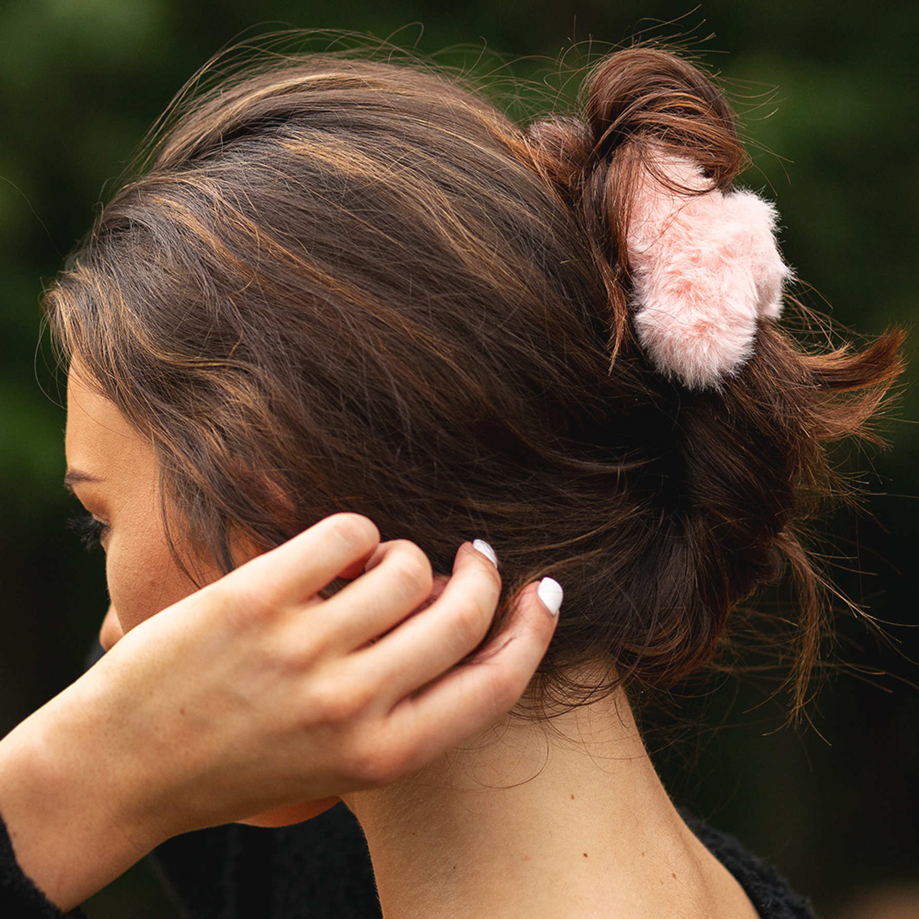 Fuzzy Hair Clips
