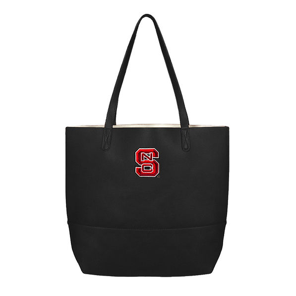 nc state basic tote bag in black