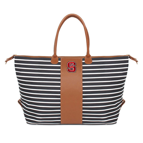 nc state weekender bag in black