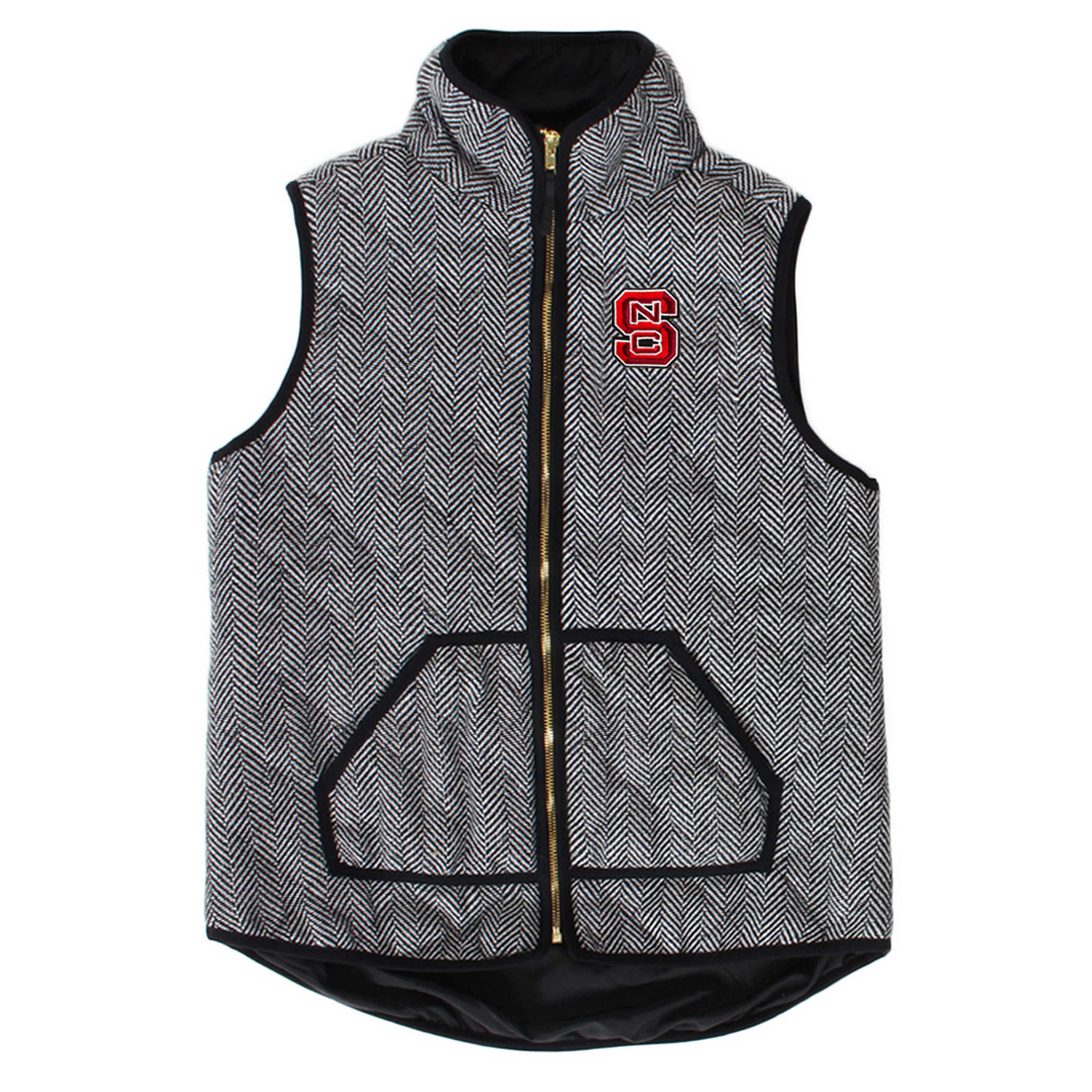 NC State Wolfpack Herringbone Vest Marleylilly