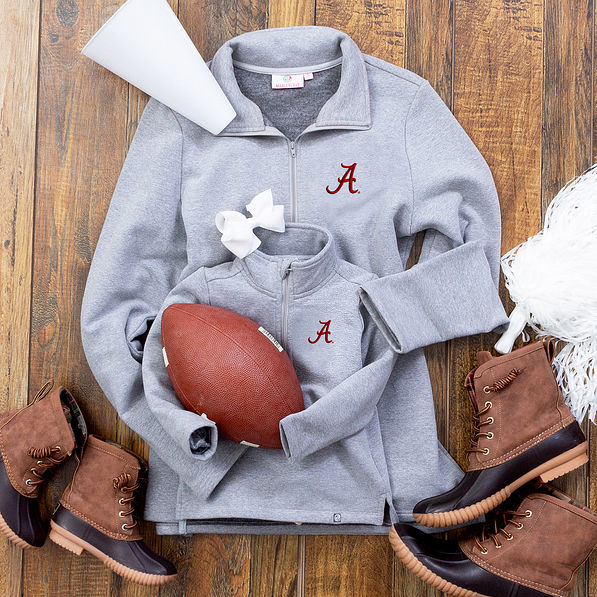 mommy and me alabama pullover sweatshirts