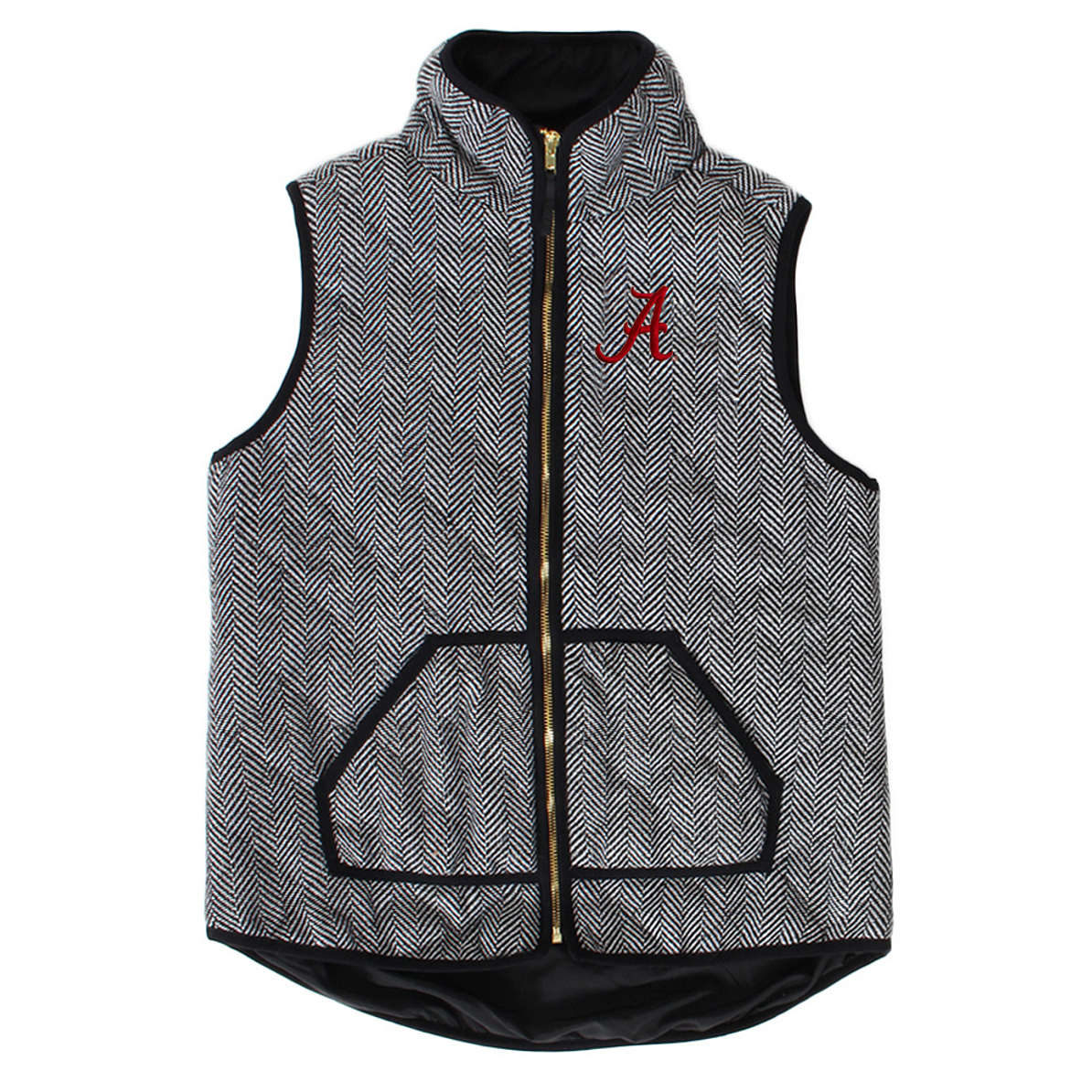 Women's Personalized Alabama Herringbone Vest Marleylilly