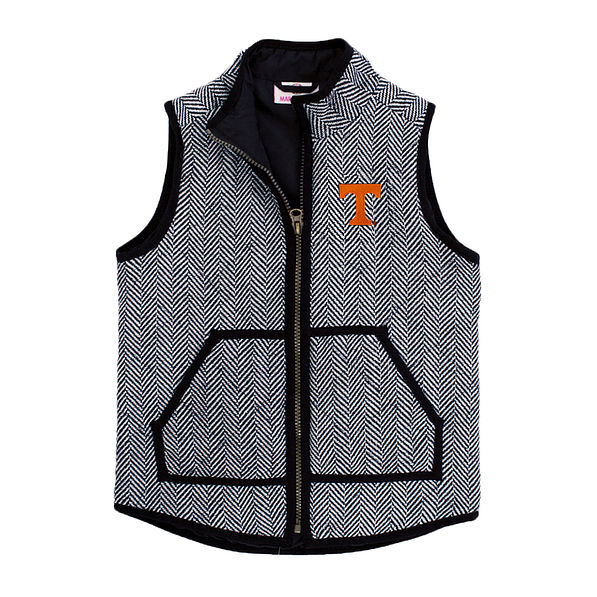 tennessee kids herringbone vest