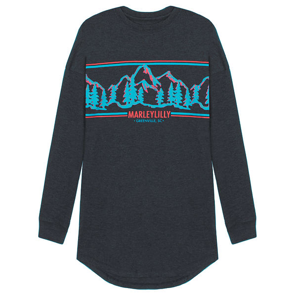 charcoal vintage long sleeved t-shirt