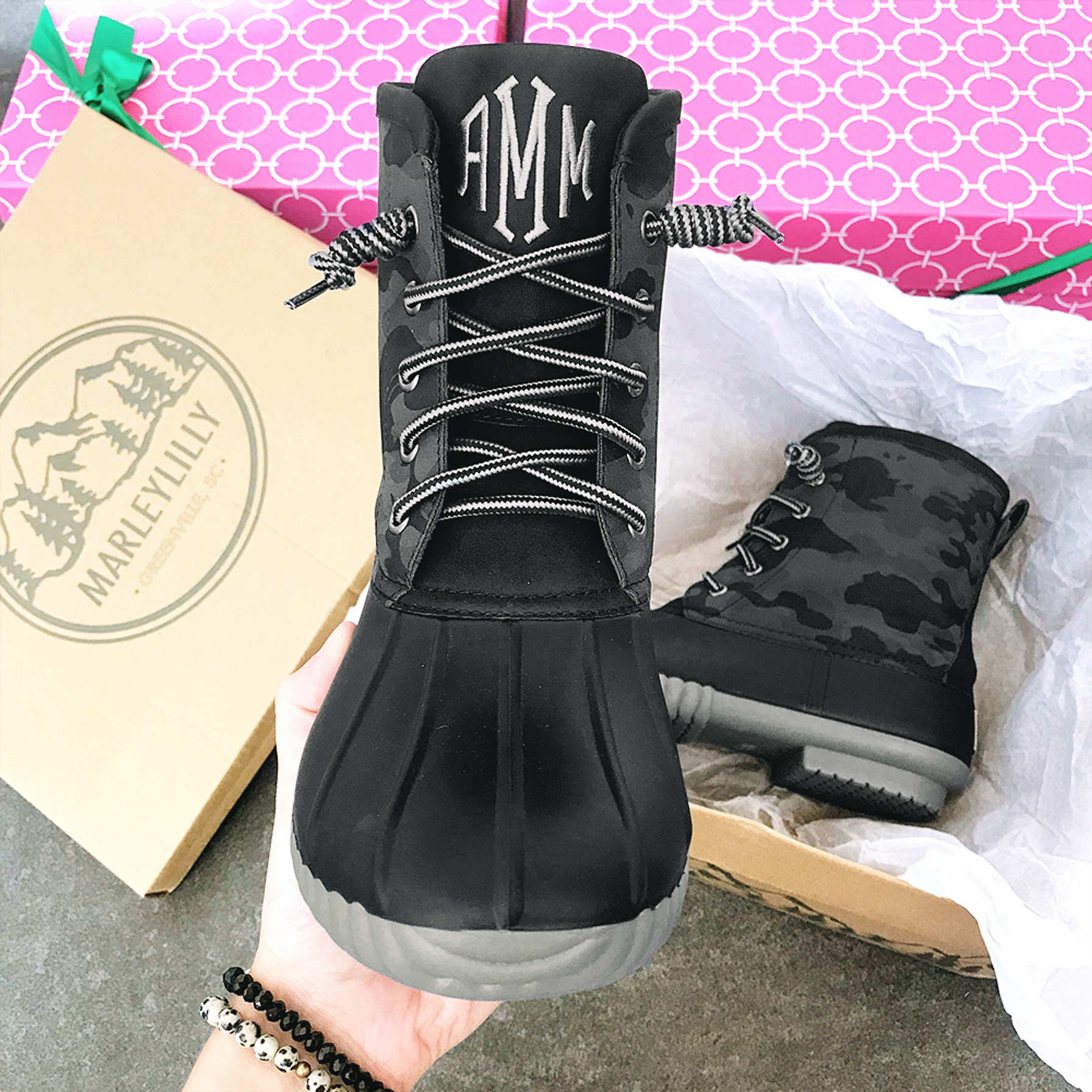 womens camo duck boots