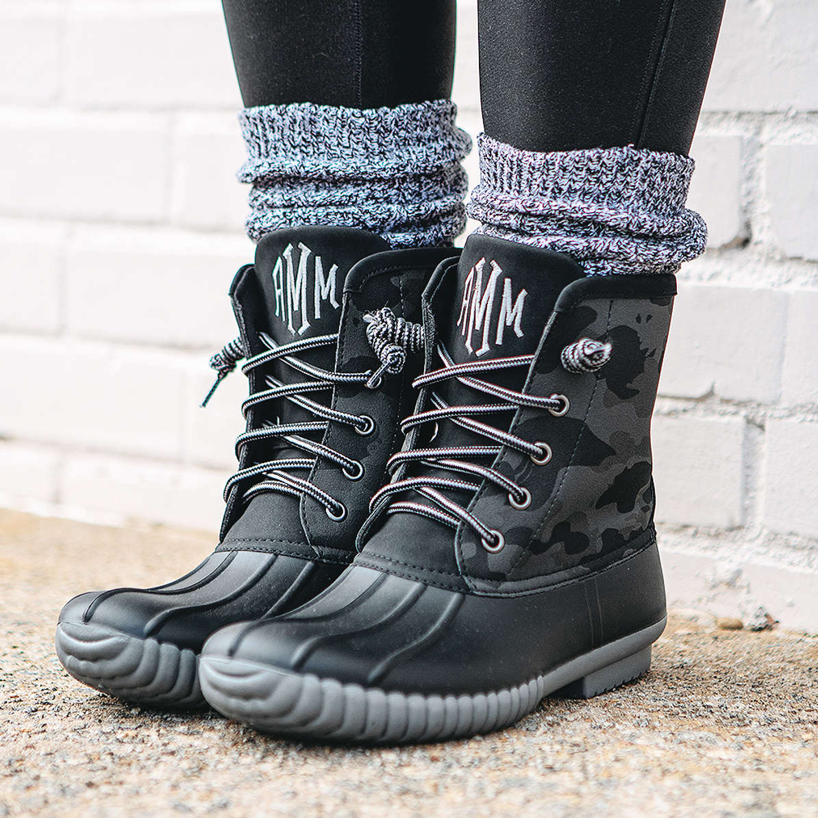 womens camo duck boots