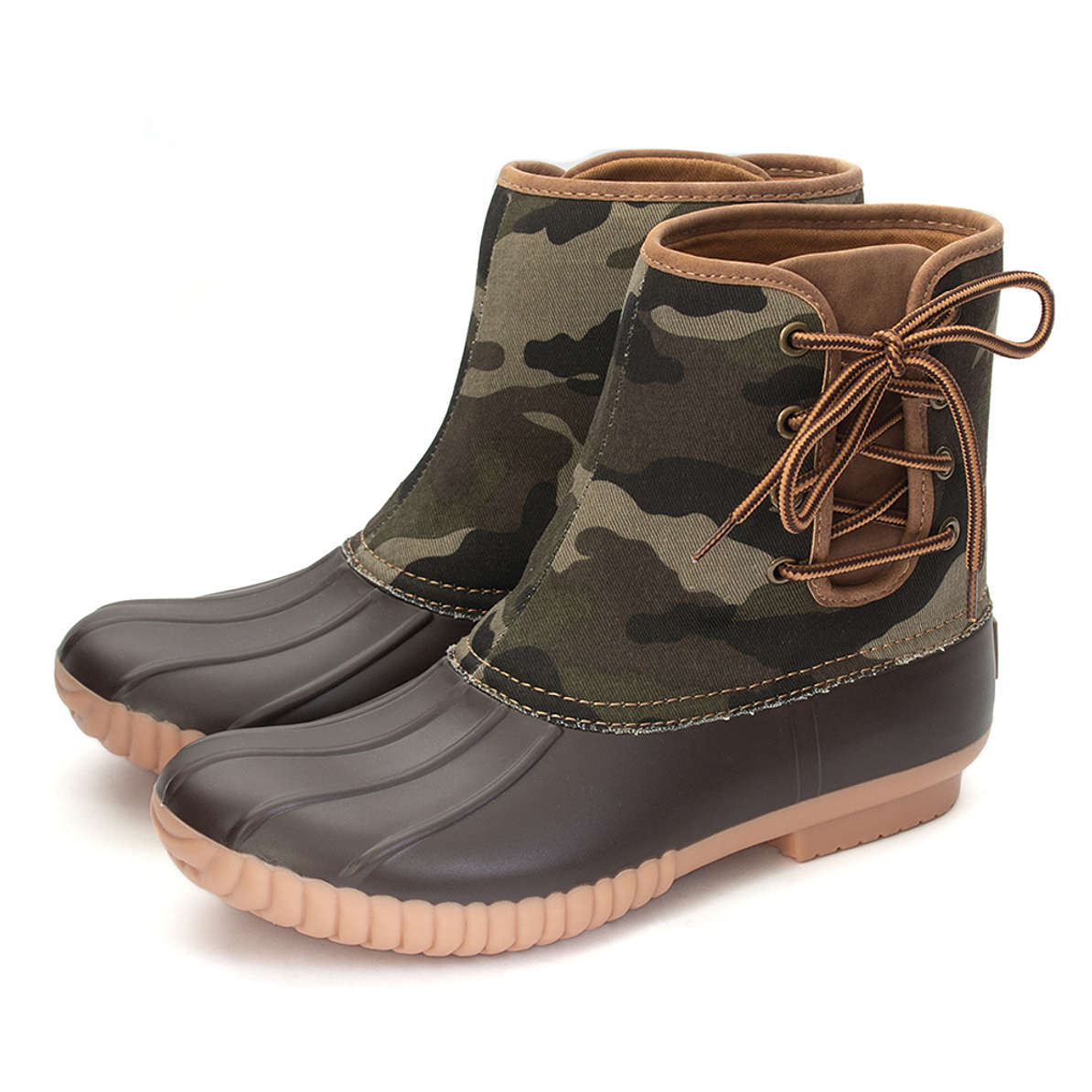 womens camo duck boots