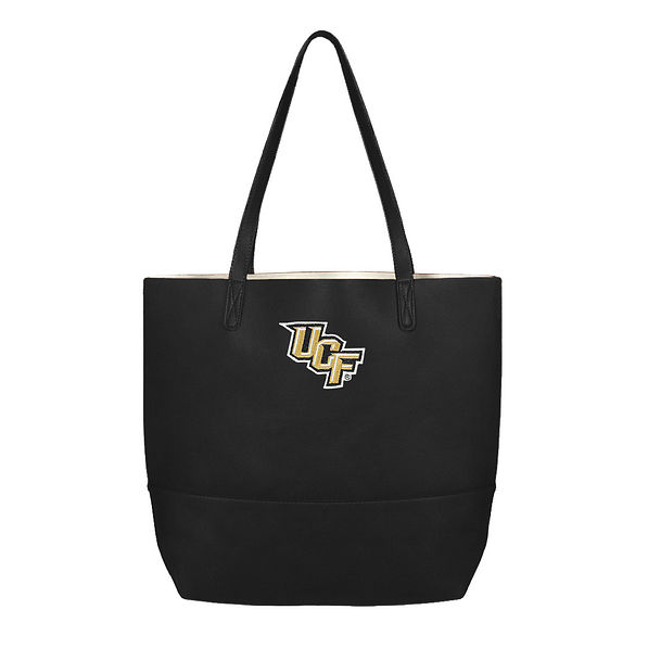 ucf black basic tote bag