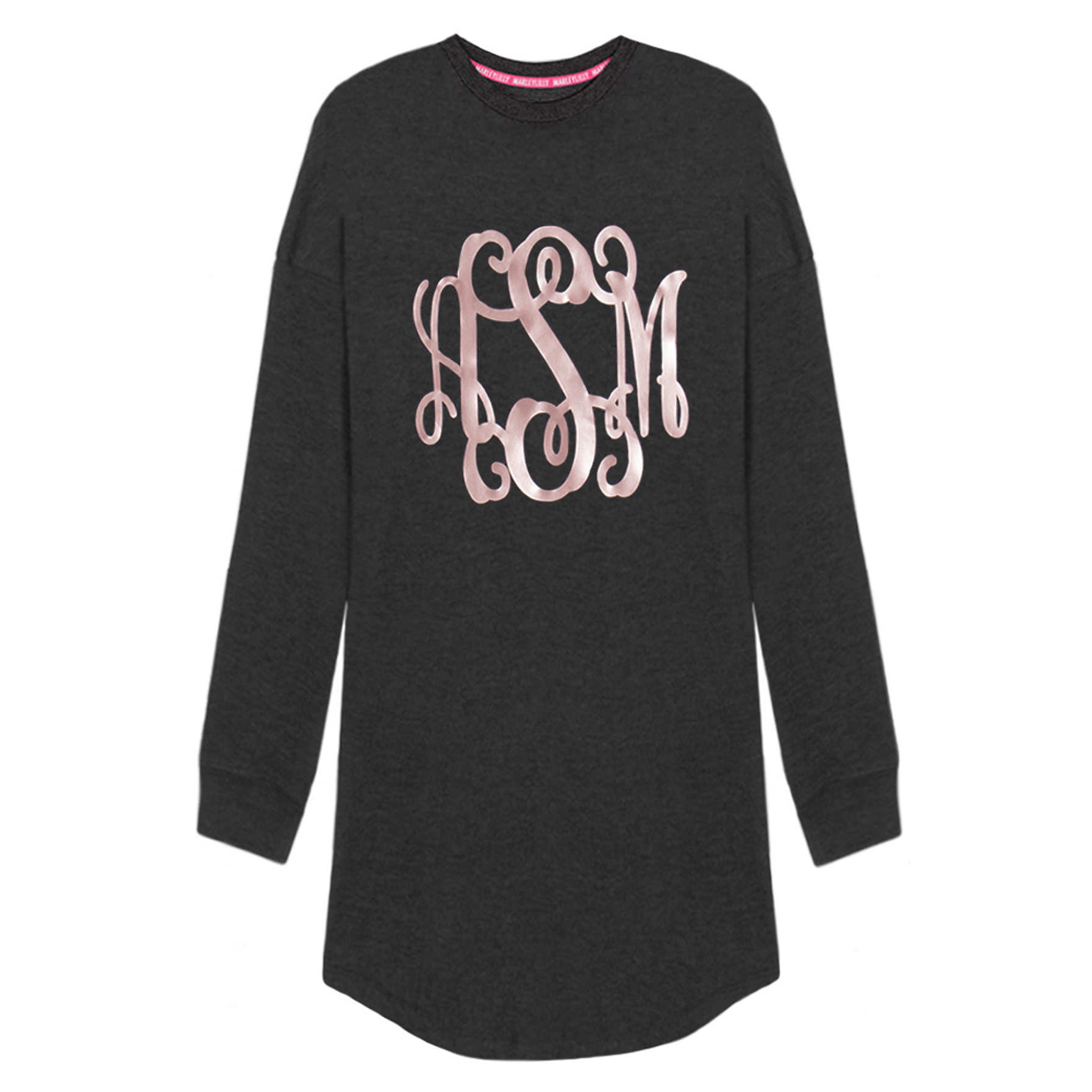 Monogrammed Sleep Shirt — Pajama Nightshirt