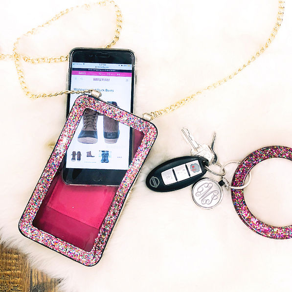 clear phone crossbody fits largest iphone