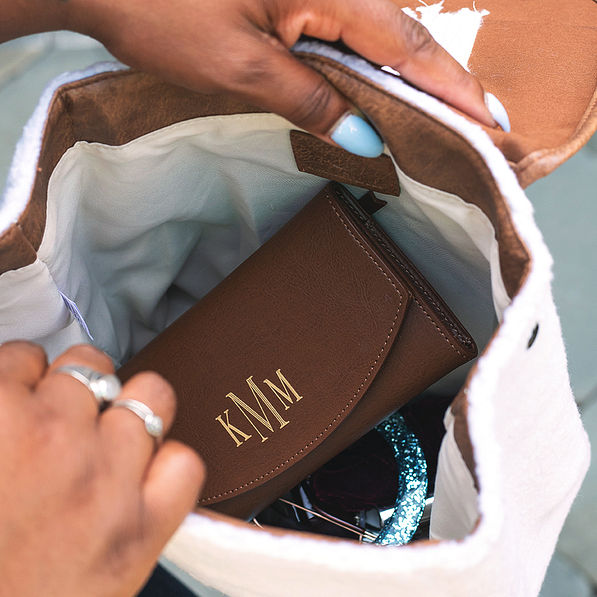 inside mini sherpa backpack