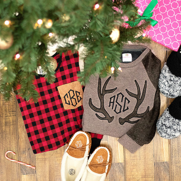 buffalo sleep shirt and antler sweatshirt christmas gifts