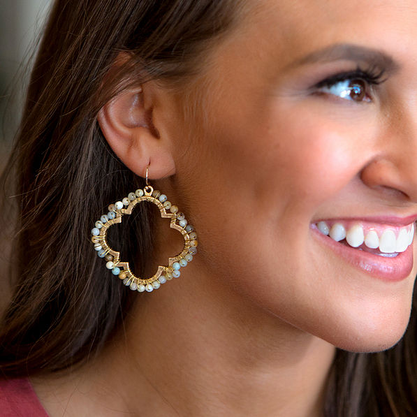 Quatrefoil earrings hotsell