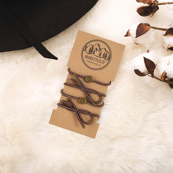utility hair ties on marleylilly card