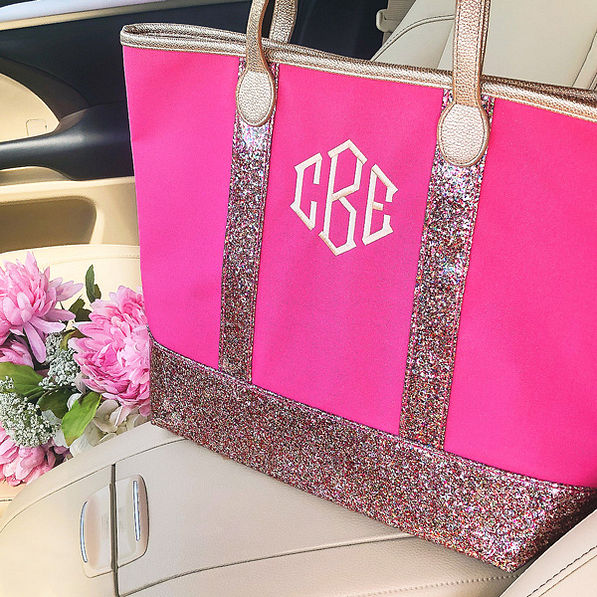 Colorful Glitter Tote Bag - Marleylilly