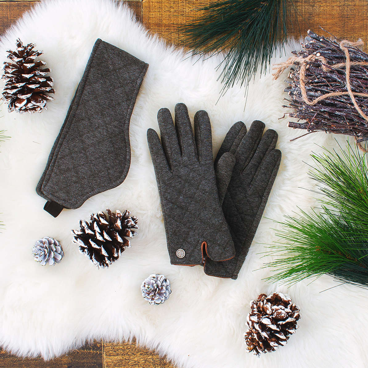 Quilted Gloves — Warm Touch Screen Gloves — Marleylilly