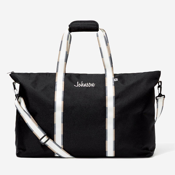 Monogrammed Weekend Bag in Eclipse