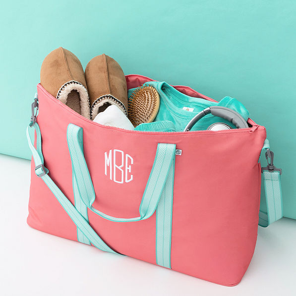 watermelon weekend bag studio shot