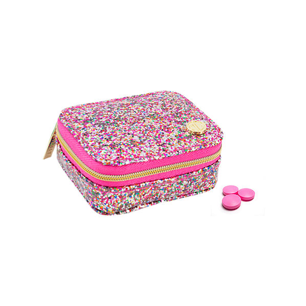 Designer Pill Box by Houder - Decorative Pill Case with Gift Box - Carry  Your Meds in Style (Lilly) 