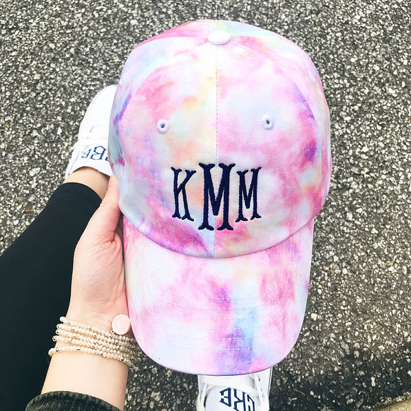 Monogrammed Baseball Hat