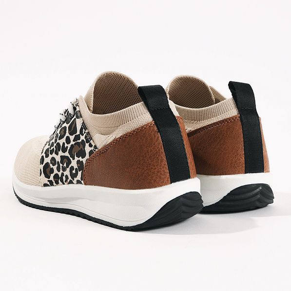 back of fall 23 leopard sneakers