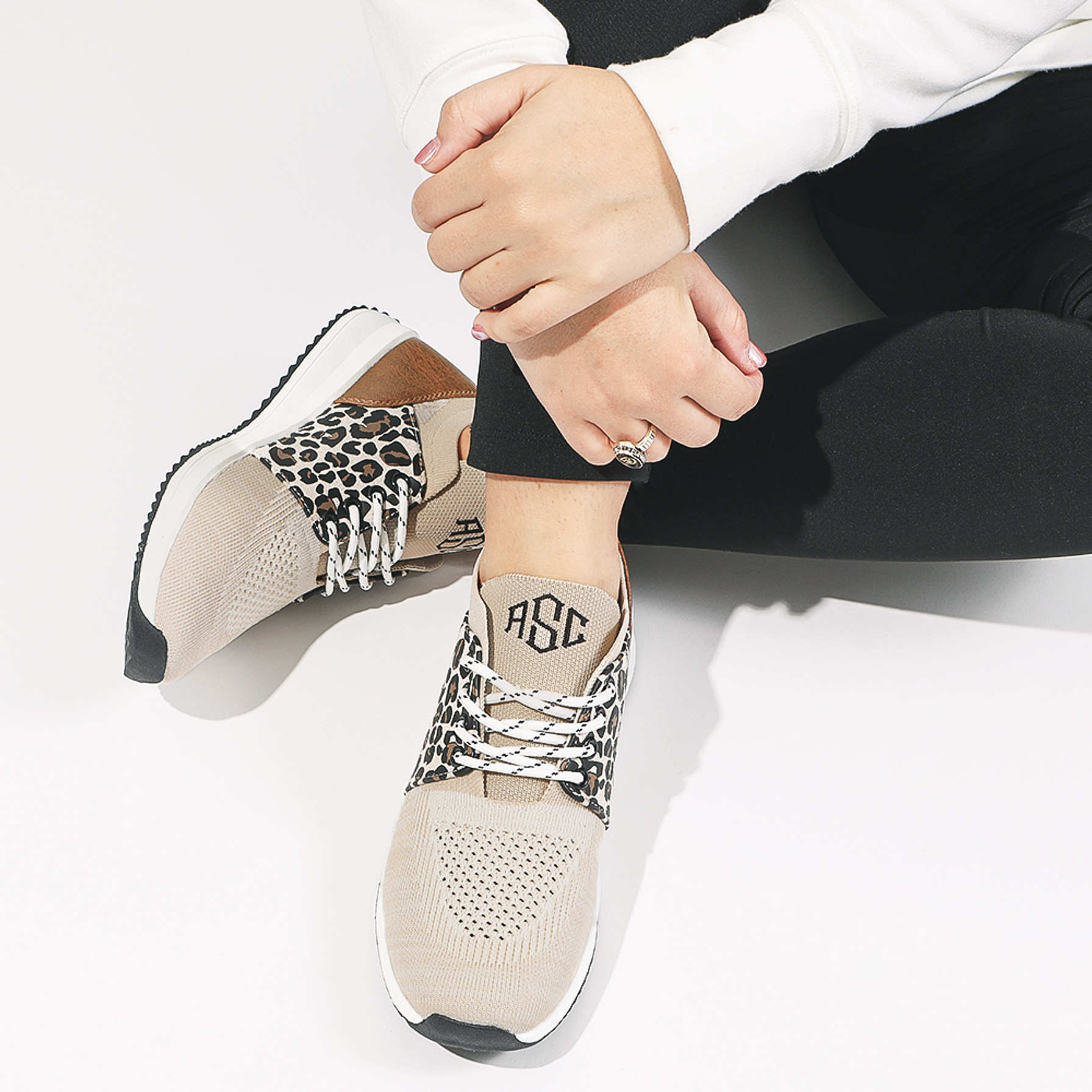 Leopard Suede Sneaker main image 1