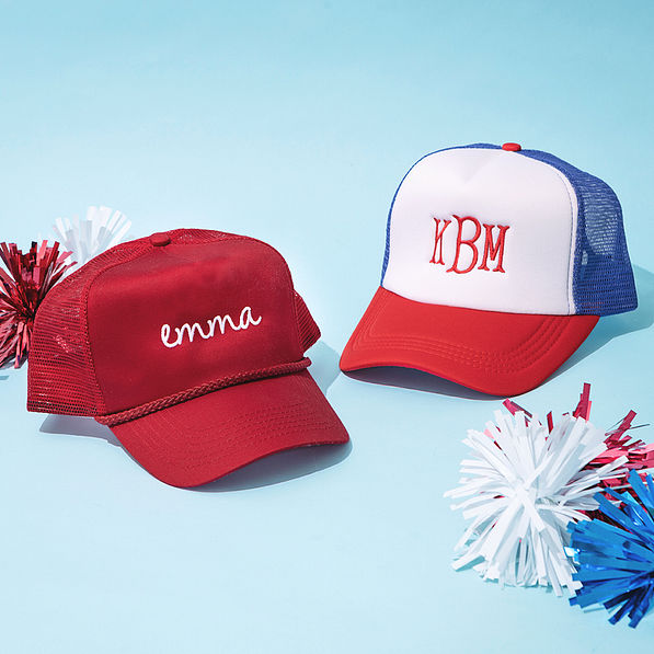 Monogrammed Trucker Hat