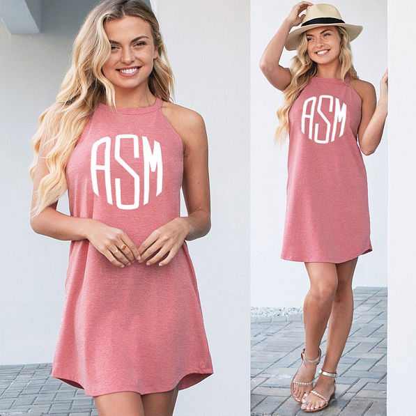 Marleylilly Monogrammed T-Shirt Dress