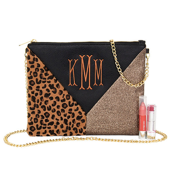 leopard clutch purse