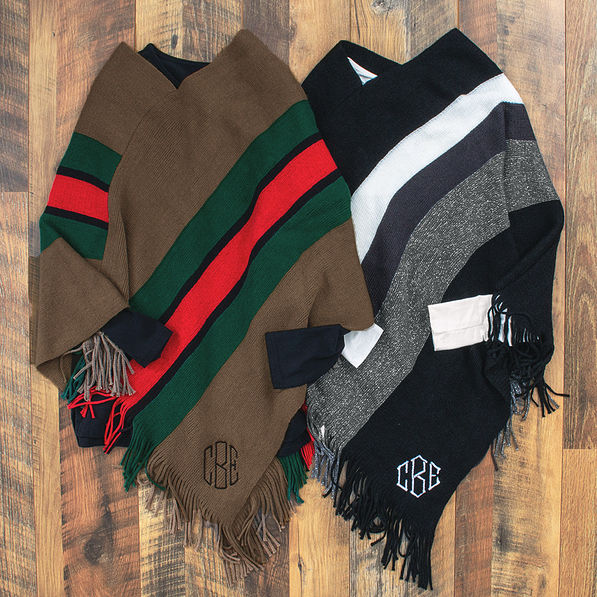 Monogrammed Cashmere-Feel Scarf - Marleylilly