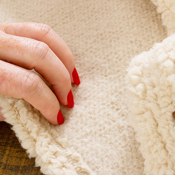 fuzzy inside of teddy bear sweatshirt