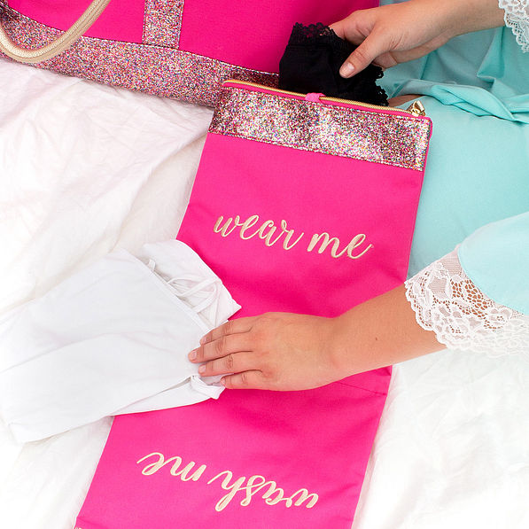 confetti lingerie bag wear me side