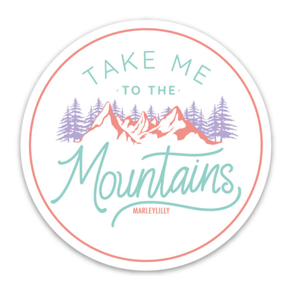 mountain sticker