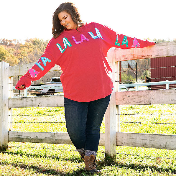 falala long sleeve top at farm