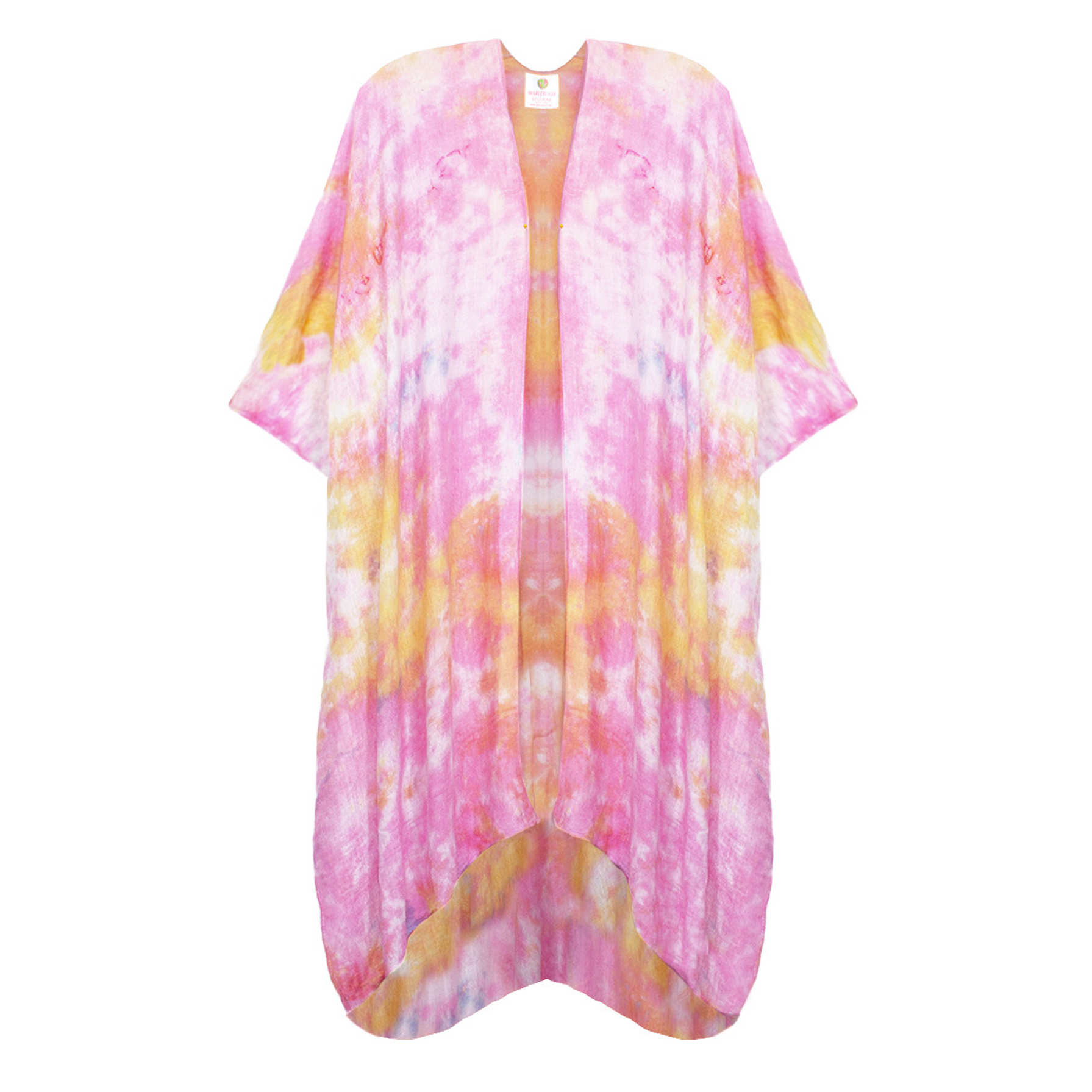 Multicolor TieDye Kimono Cover Up Marleylilly
