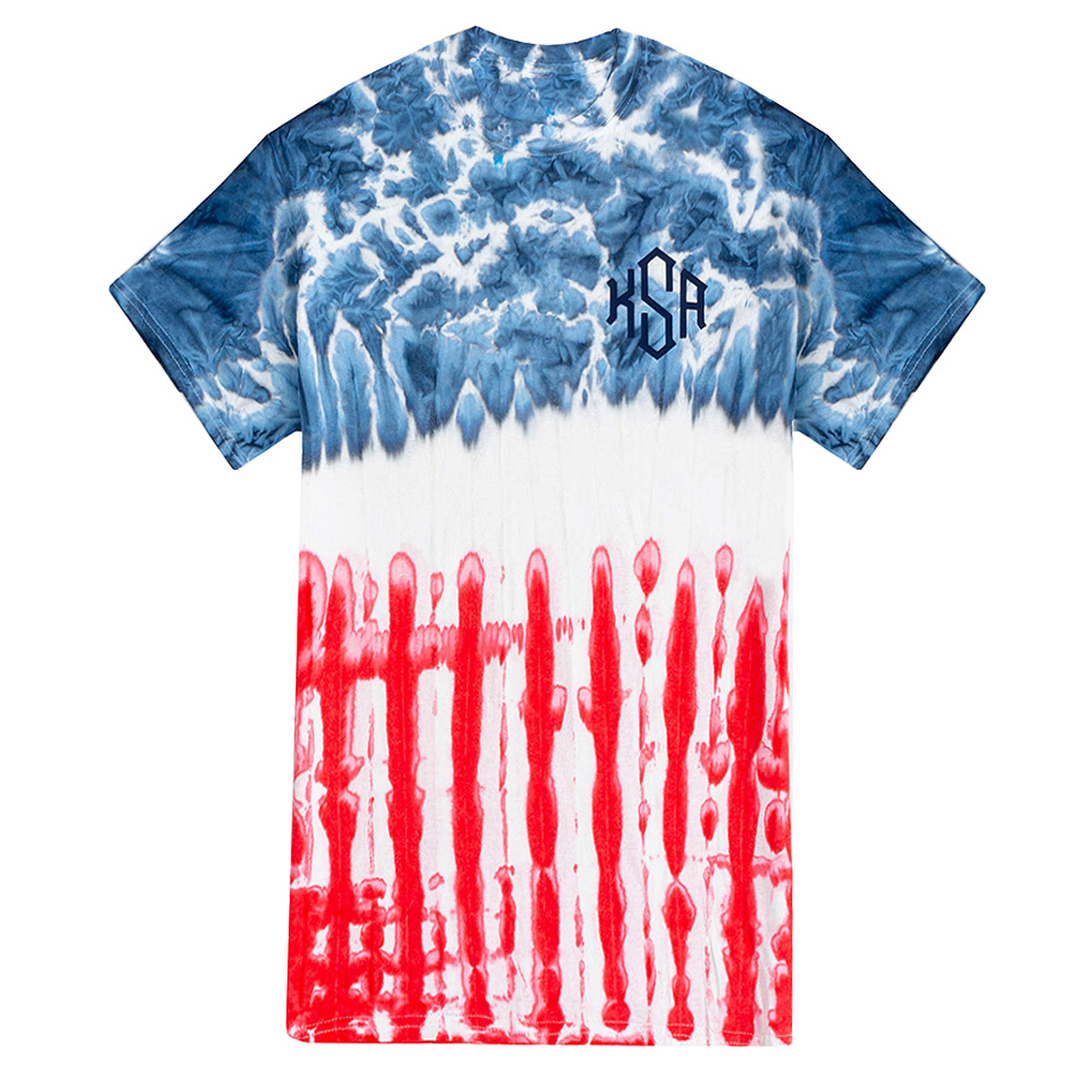 tie dye american flag t shirt