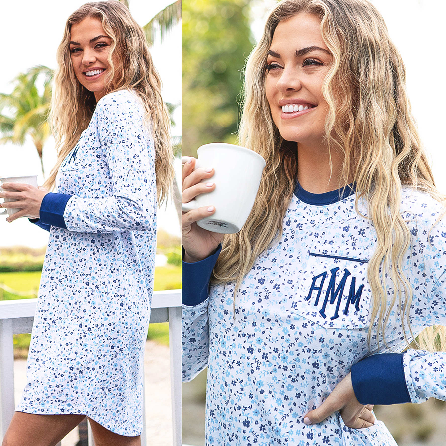 Monogrammed Sleep Dress Marleylilly