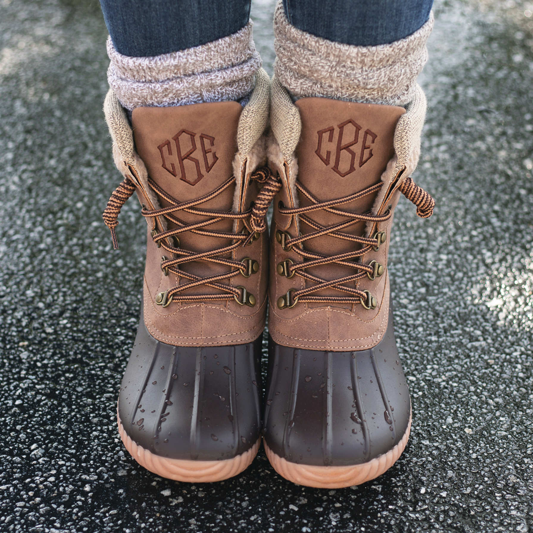 Personalized Explorer Duck Boots - Marleylilly