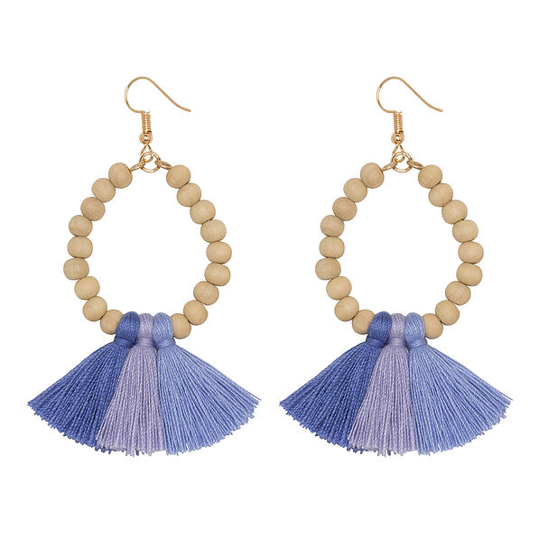 tassel fan earrings tassel fan earrings