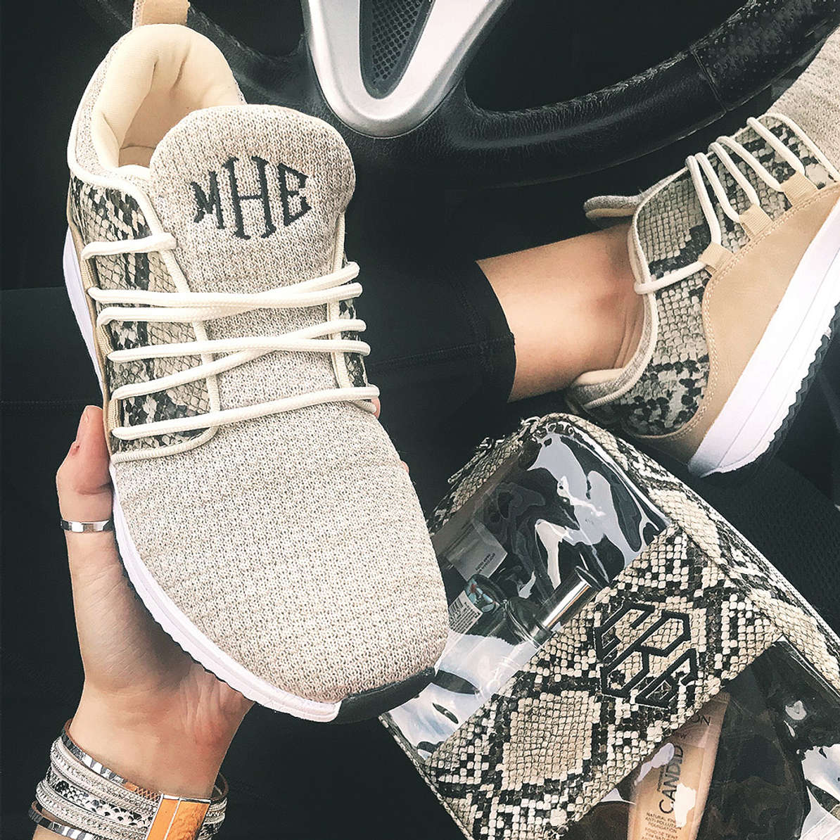 snakeskin sneakers