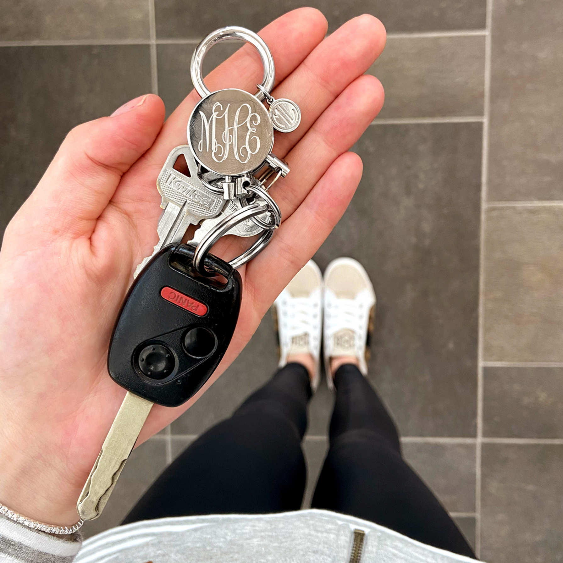 Personalized 3Ring Key Chain Marleylilly