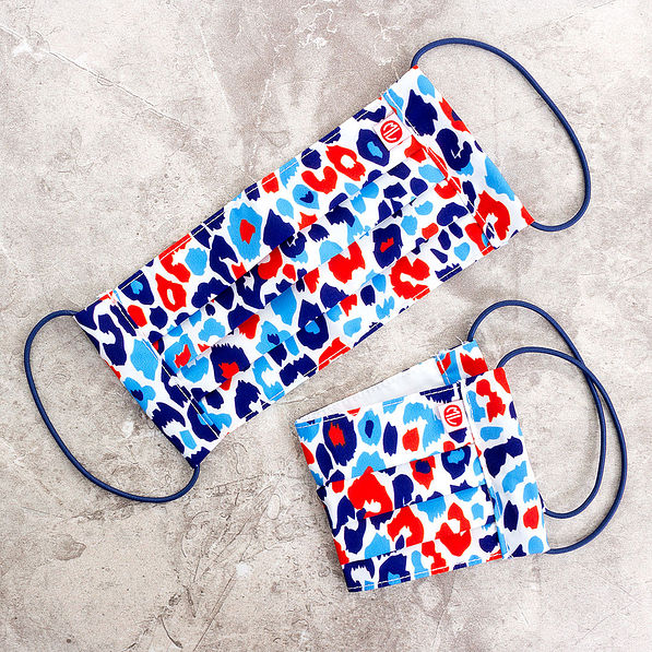 americana leopard face masks