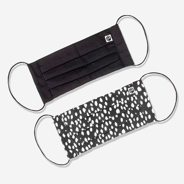 leopard face mask in dottie