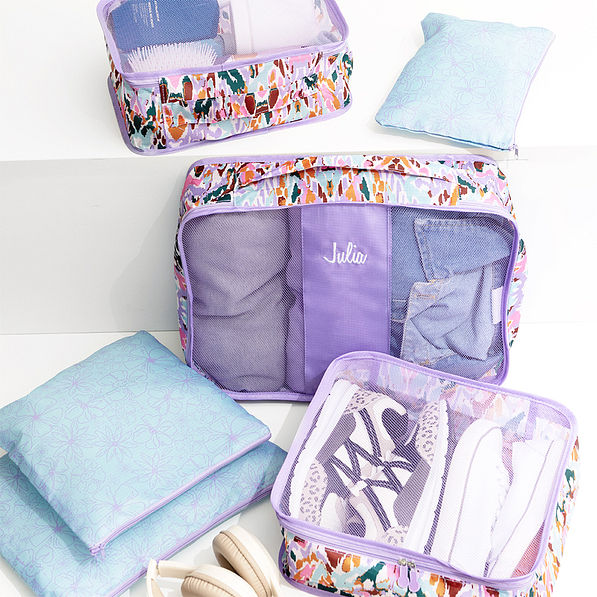 Monogrammed Packing Bag Set
