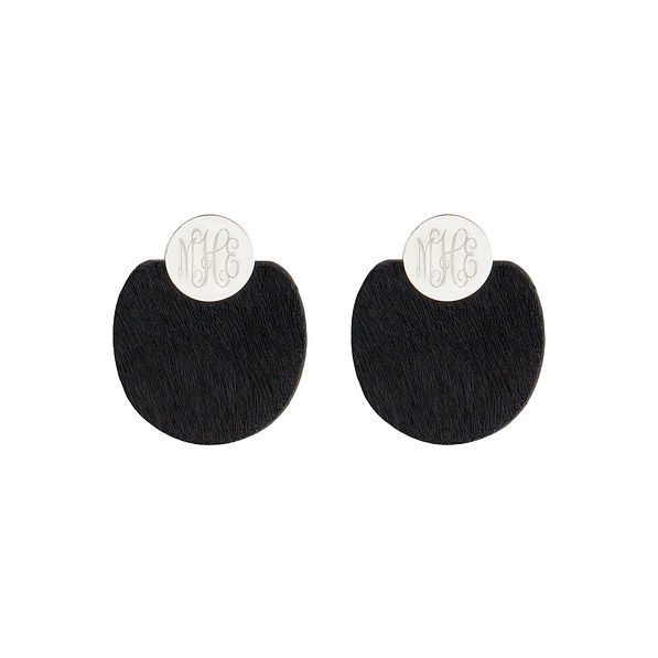 Monogrammed Earrings and Engraved Earrings - Marleylilly