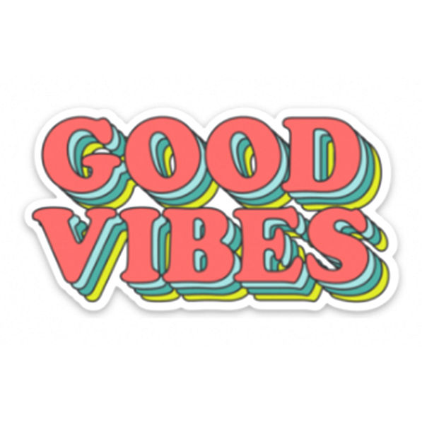 Colorful Good Vibes Sticker Marleylilly