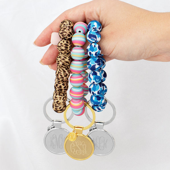 Amazon.com: Lucky Line 2” Spiral Wrist Coil with Steel Key Ring,  Multi-Color Flexible Wrist, Band Key Chain Bracelet, Stretches to 12”,  Blue, Dark Blue,Green 1 PK (4103341) : Clothing, Shoes & Jewelry