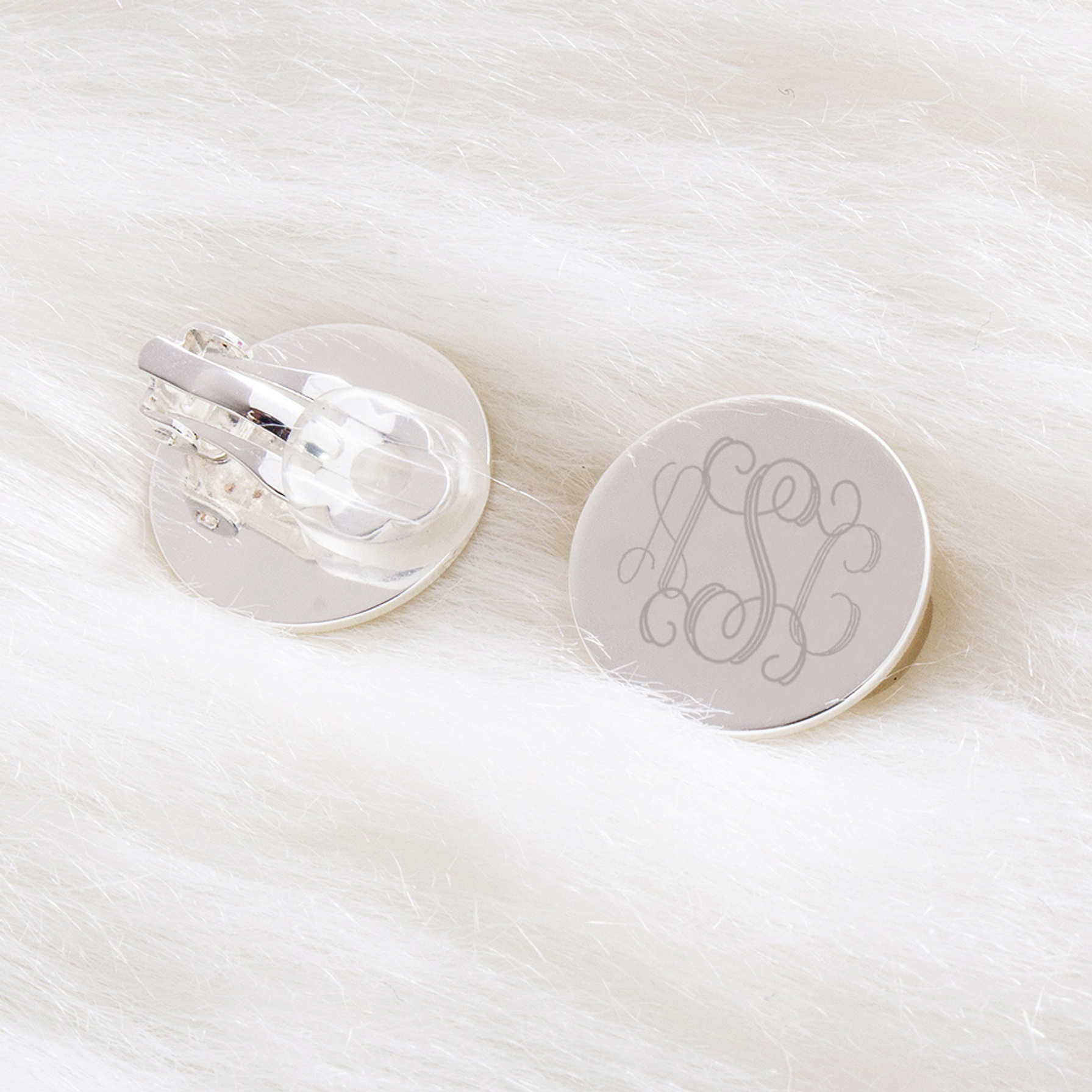 Personalized Clip On Earrings - Marleylilly